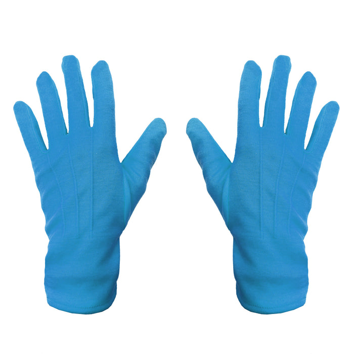 Handschuhe Herren und Damen Handschuh königsblau für Fasching Karneval — Oblique Unique
