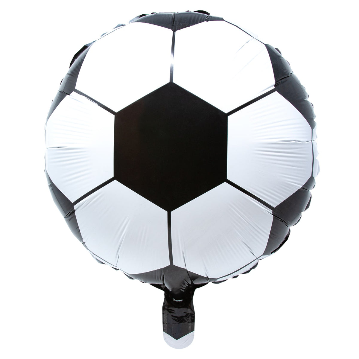 Oblique Unique® Fußball-Luftballons – 10 Stück, Schwarz-weiß, Für Kindergeburtstag & WM-Party
