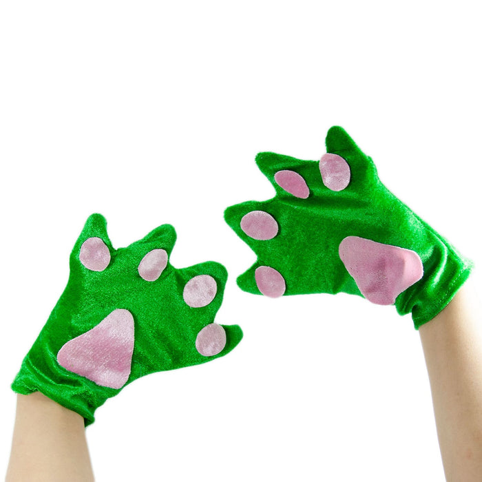 Frosch Handschuhe Froschhände Kostüm Accessoires Karneval Fasching Mot — Oblique Unique
