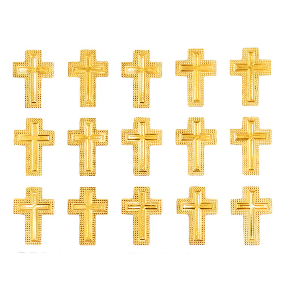 10 Deko-Schachteln Mit Christlichem Kreuz-Motiv In Blau – Für Taufe, Kommunion, Konfirmation & Hochzeit