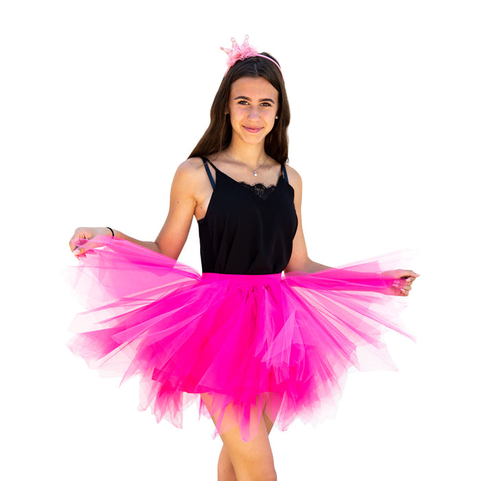 Haarreifen Prinzessin Krone JGA Tanzmarie Fasching Karneval pink