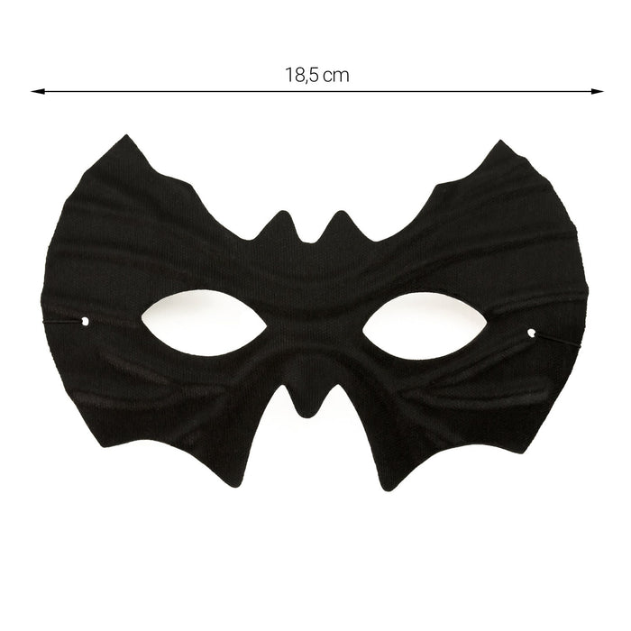 Fledermaus Kostüm Accessoire Set - Flügel Umhang + Maske für Halloween Karneval Fasching Motto Party