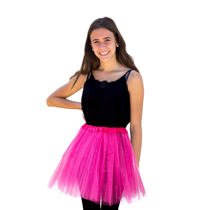 Tutu Tütü Damen Rock pink Tüllrock Unterrock Kostüm Accessoire Fasching Karneval 60 cm - 116 cm