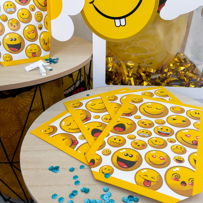 6 Smiley Geschenktüten Pferd Papiertüten für Kinder Geburtstag Motto Party Einschulung Mitgebsel