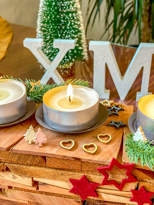 100 Mini Holz Herzen mit Loch Dekoherzen Tischdeko für Hochzeit Holzdeko für Verzierung Basteln