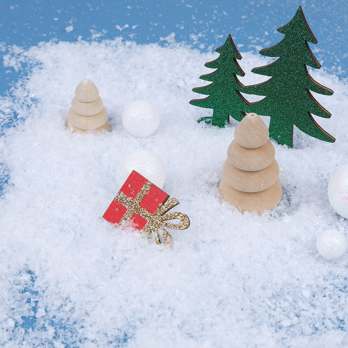 Styropor Kugeln als Streudeko Tischdeko Deko für Weihnachten Weihnachtsdeko zum Basteln DIY - weiß