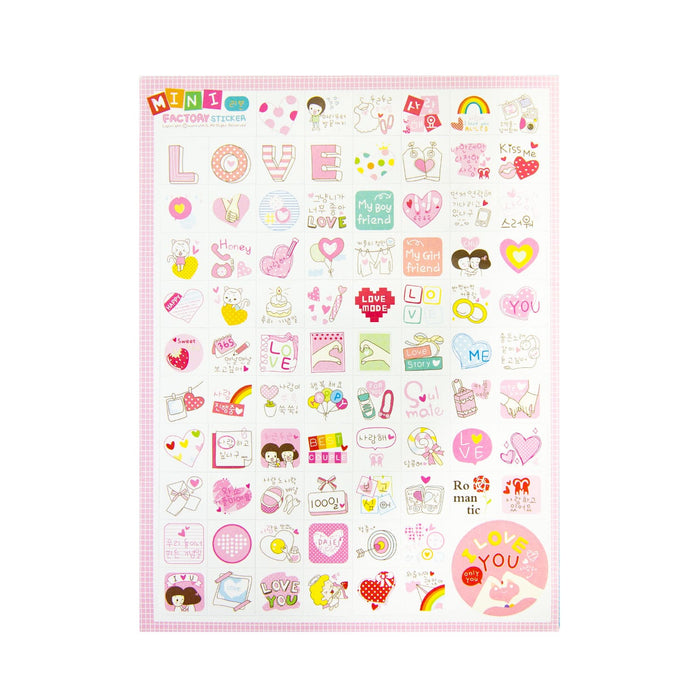 168 Sticker Vintage Retro Aufkleber für Mädchen viele Motive Deko Scrapbooking Kinder Basteln