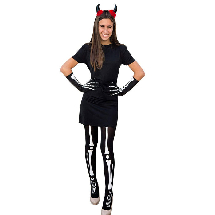 Haarreifen Set 2x Teufelshörner Haarreif für Halloween Fasching Karneval Party Kostüm Accessoires