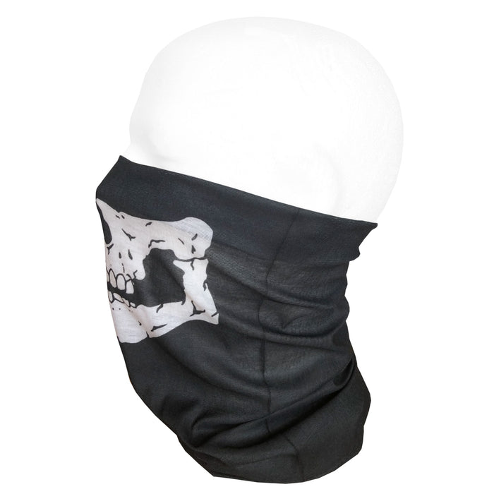 Multifunktionstuch Schlauchtuch Halstuch Loop Mundschutz Outdoor Motorrad Fahrrad - Totenkopf Skull