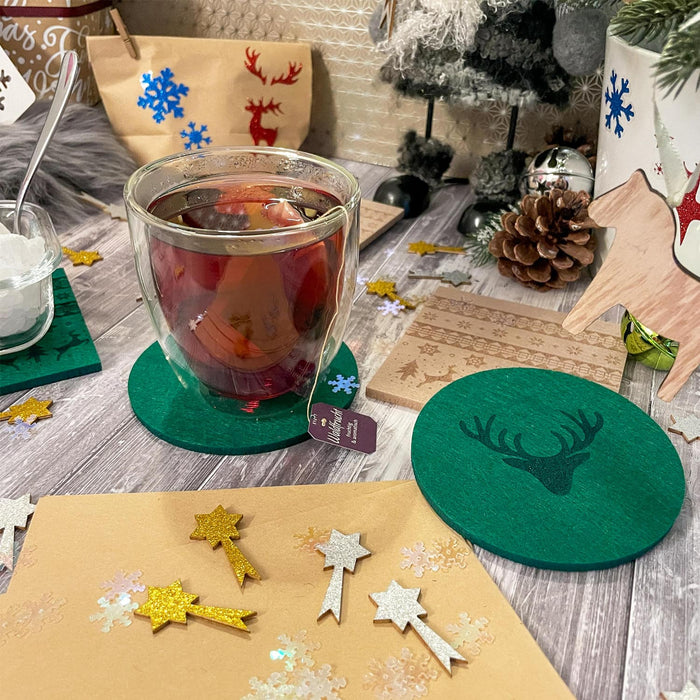 Schneeflocken Konfetti Schnee Streu Deko Tischdekoration für Weihnachten Advent - irisierend
