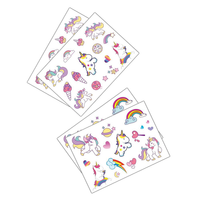 60 Einhorn Unicorn Sticker Aufkleber Set Deko Kinder Geburtstag