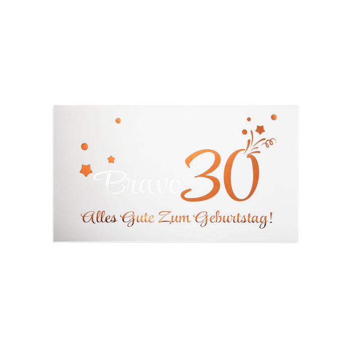 3 Dosen Flaschen Sticker Etiketten Aufkleber - Alles Gute zum 30. Geburtstag