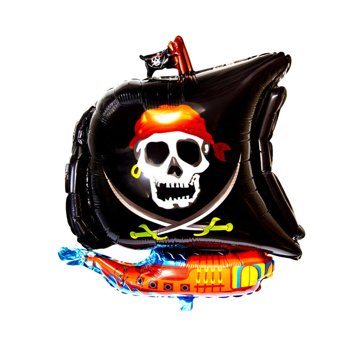 Piratenschiff Folien Luftballon für Kindergeburtstag Geburtstag Piraten Motto Party