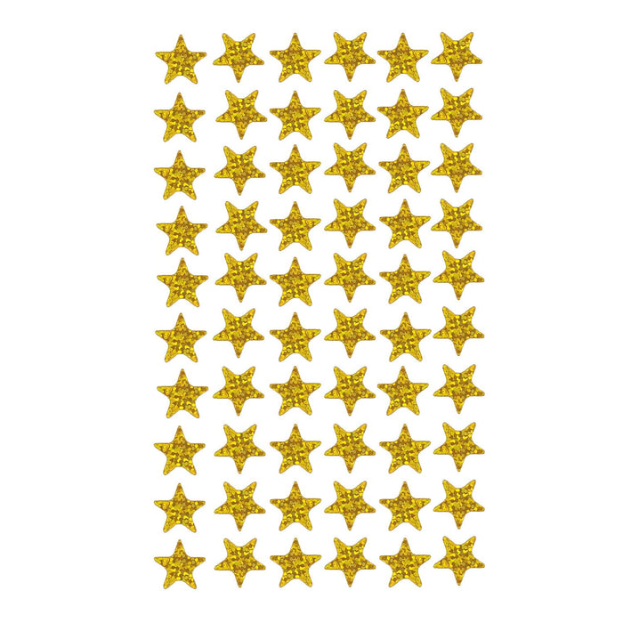 600 Sterne Sticker Stern Aufkleber mit Holo Effekt für Weihnachten Weihnachtsdeko Geschenkdeko Basteln - gold