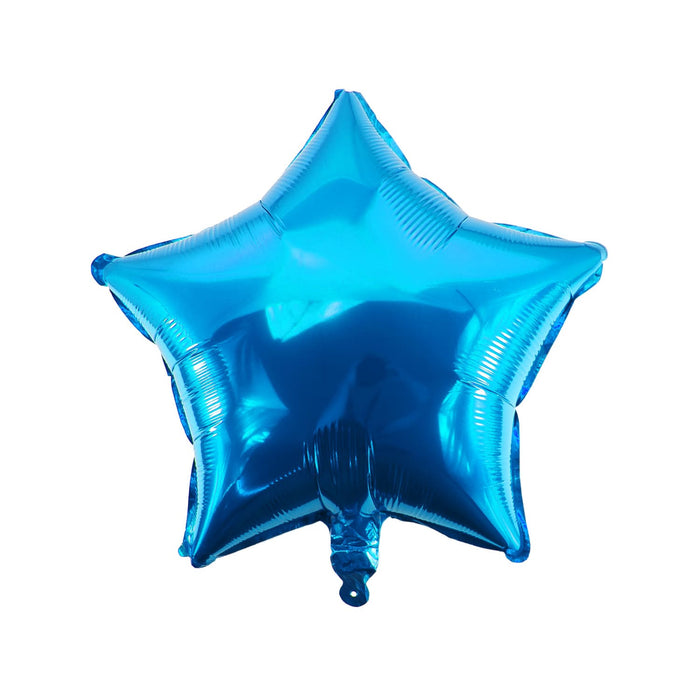 Folien Luftballon Stern Form Kinder Geburtstag Baby Shower Junge Silvester Party JGA Hochzeit - blau