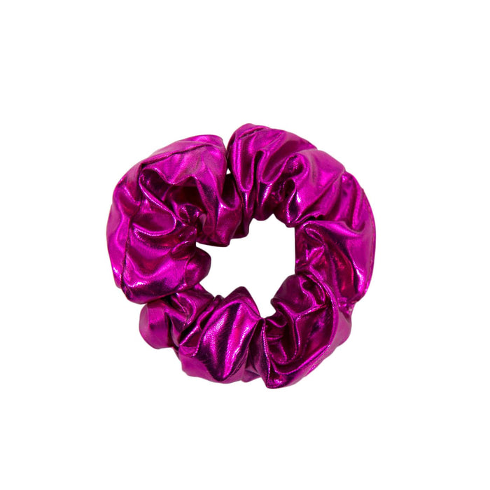 Scrunchie Haargummi Zopfgummi Haarband für Mädchen Damen 80er Jahre 80s Motto Kostüm Party - pink