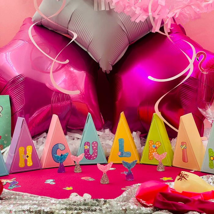 3er Set Stern Folien Luftballons Kinder Geburtstag Party Schuleinführung JGA Hochzeit rosa pink weiß