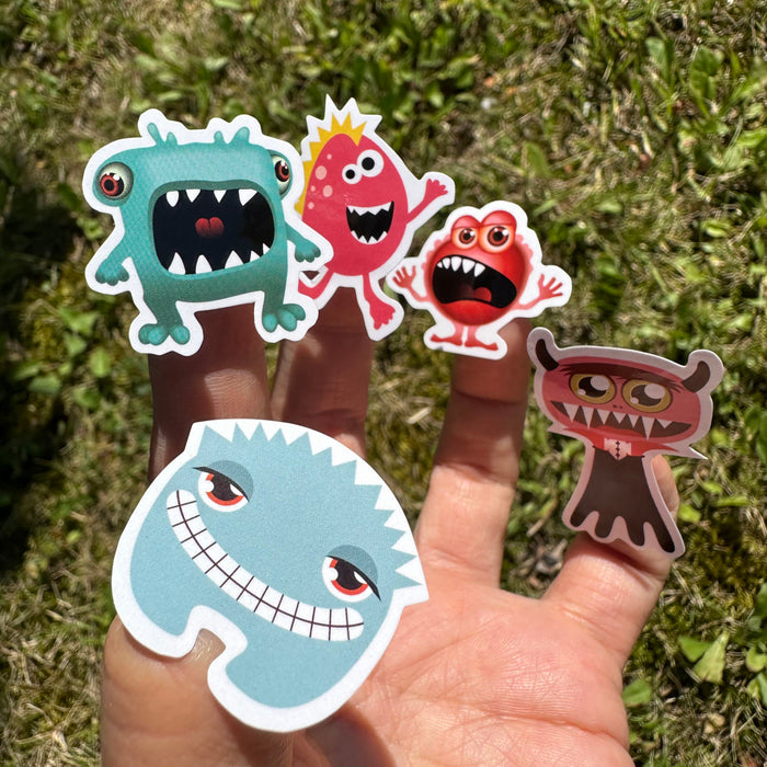 24 Monster Sticker Kinder Geburtstag Aufkleber Deko Spielspass