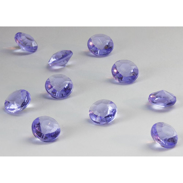 Deko Diamanten Dekosteine Tischdeko Dekoration 10mm - violett