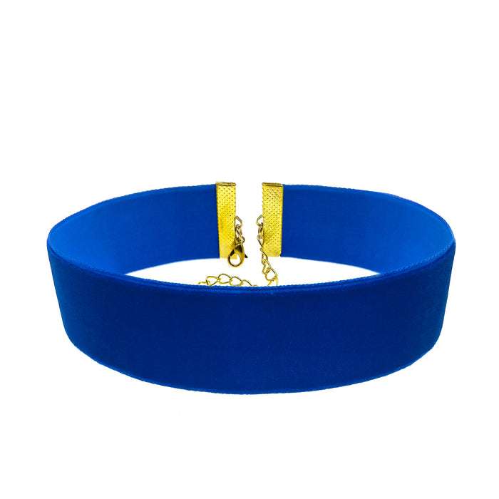 Halsband Halskette Kette für Damen Mädchen Choker JGA Junggesellinnenabschied Party - blau