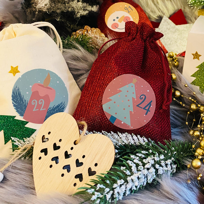 50 Weihnachtsbaum Sticker Glitzer Sterne Tannenbaum Aufkleber für Weihnachten Geschenk Deko