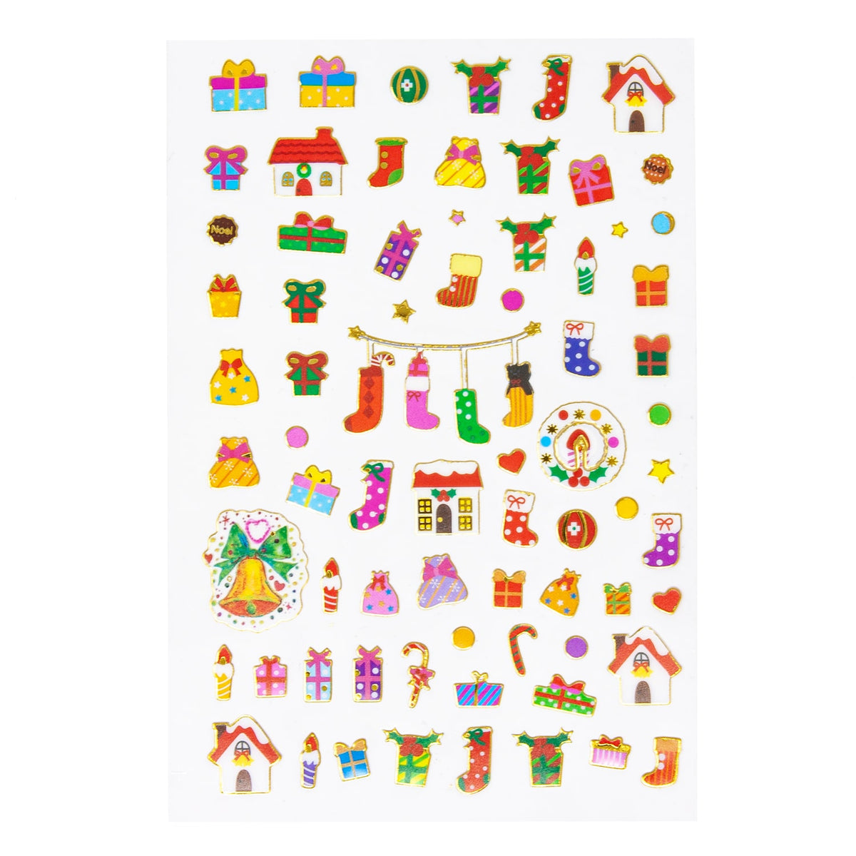Oblique Unique Adventskalender Sticker – 24 Stück Mit Zahlen & Weihnachtsmotiven, Bunt, Ø 5 Cm | Aufkleber Für Selbstgemachte Adventskalender, Geschenke, Briefe, Basteln