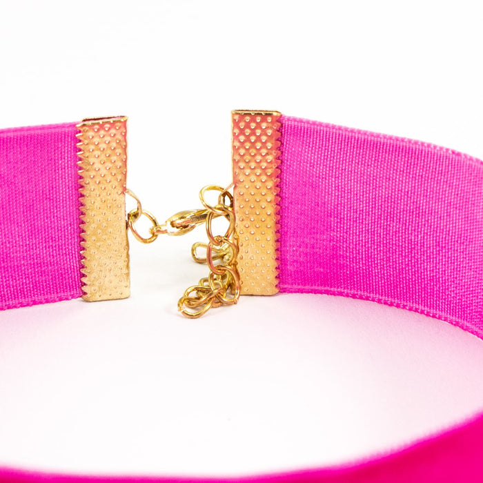 Halsband Halskette Kette Choker JGA Junggesellinnenabschied Party pink