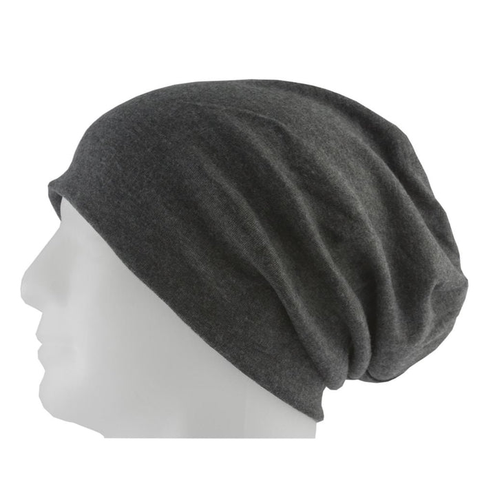 Long Beanie XXL Mütze Slouch Damen Herren Kinder Mütze - graphite grey